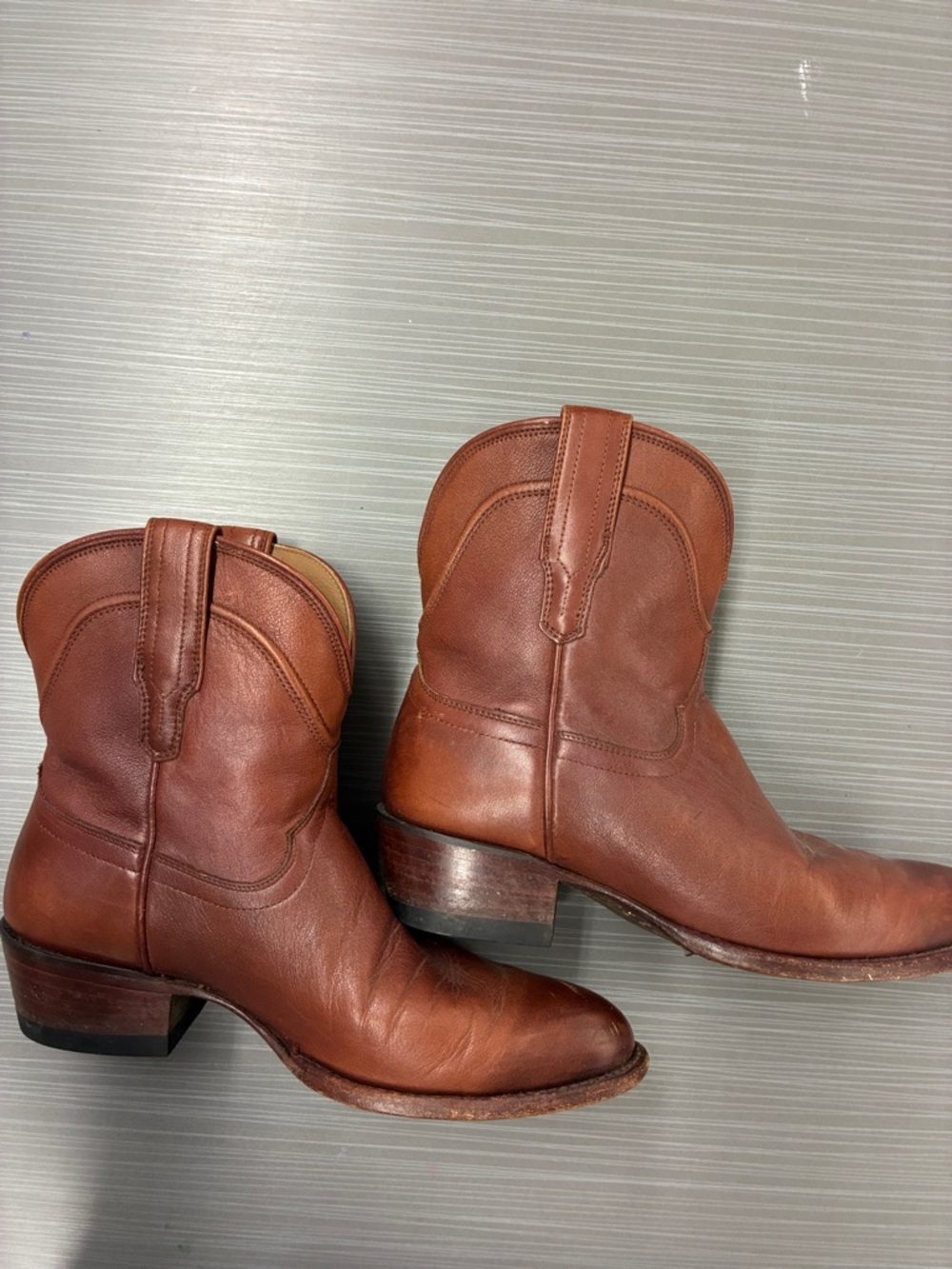 Woman’s Tecova Brown Leather Western Boots